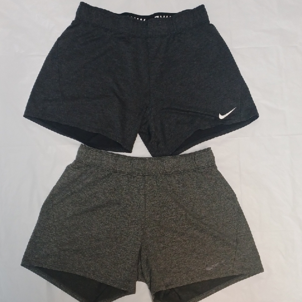 Nike Black and Gray Athletic Shorts They Are Sold Both Together - Picture 1 of 6